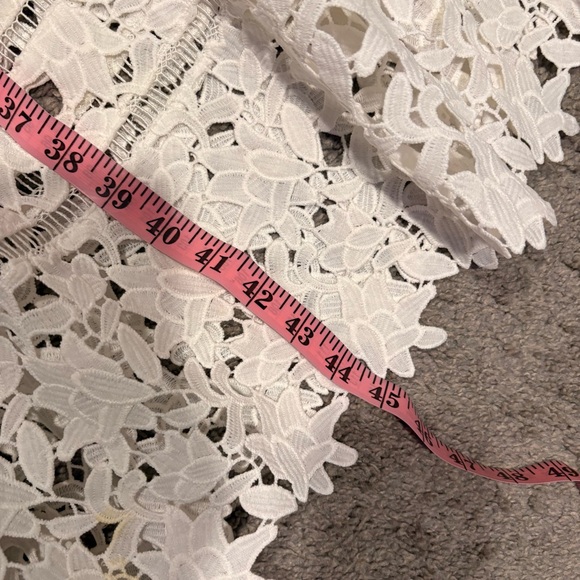 Self Portrait New Azaelea Guipure Lace Midi Dress Size 6 - Picture 14 of 16